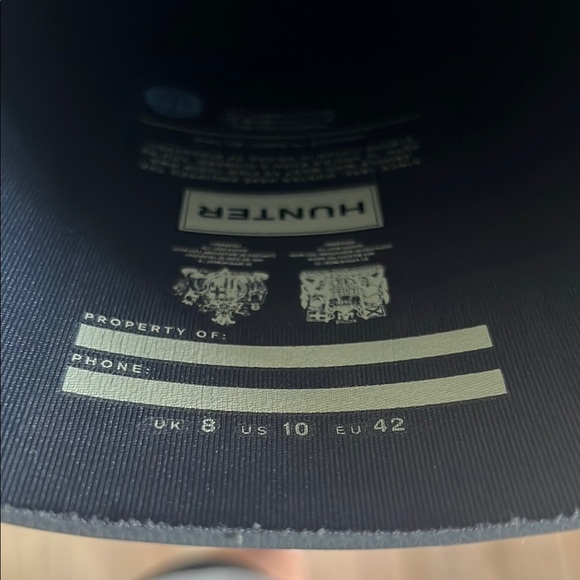 Hunter Boots tall charcoal gray - Picture 4 of 7